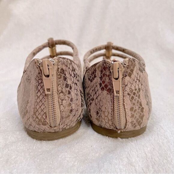 Steve Madden Light Brown and Gold Toned Rantt Sandals Size 6.5 - Picture 11 of 13